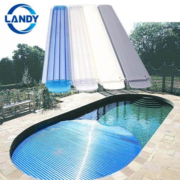Swimming pool Automatic Shutter Motorized Cover Inground Automatic Swimming Pool Covers