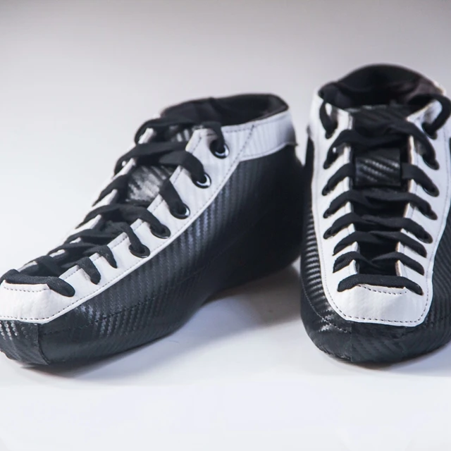 Carbon fiber roller skate boot, carbon fiber quad skate, carbon fiber derby skate