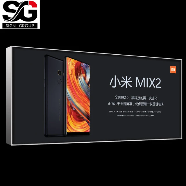 
Advertising Backlit Sign Box Textile Aluminum Fabric Frame LED Light Box 