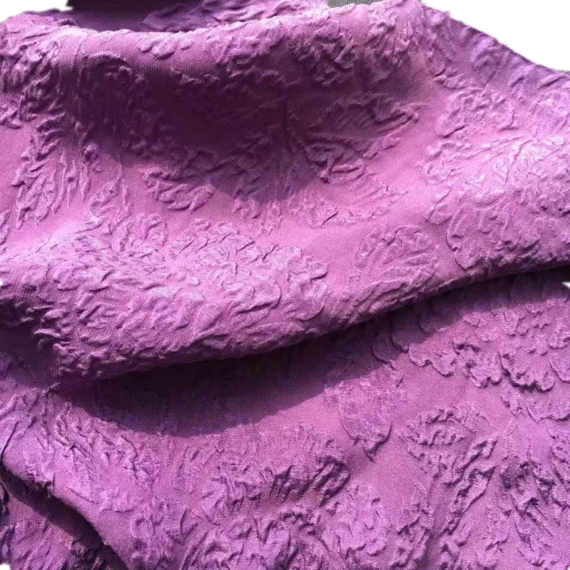 100% silk  cloque jacquard classical silk fabric for duchess dress