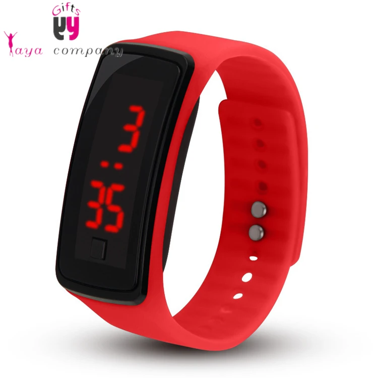 Cheap Womens Mens Digital Led Silicone Smart Watch Sport