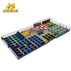 Commercial Large Children Indoor Amusement professional gymnastic large indoor trampoline park