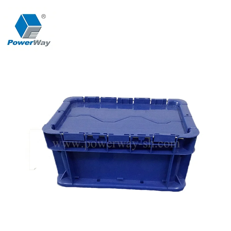 400*300*148 storage tote stack logistic moving box plastic container crate with lid
