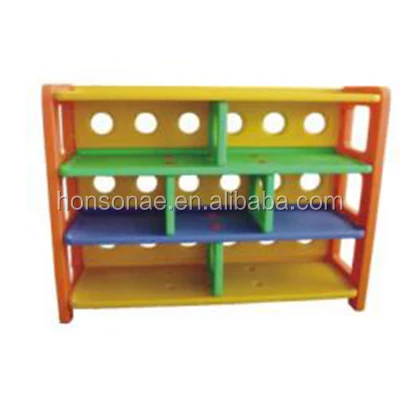 High Quality baby Plastic Book Shelf kindergarten furniture children cartoon toy storage cabinet kids toy cabinet