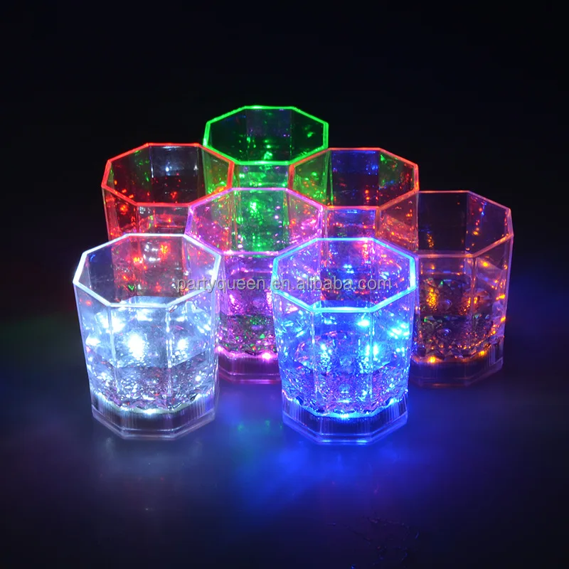 LED lighting whiskey wine cup for bar