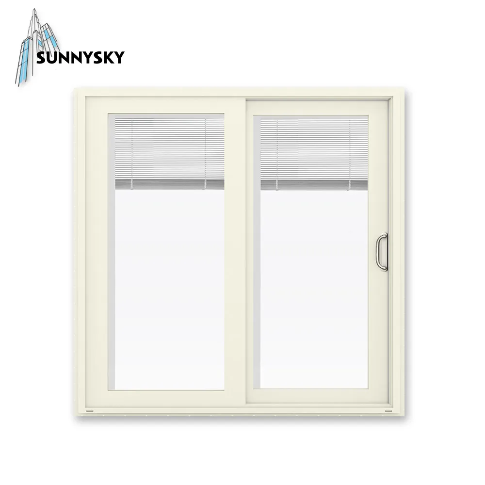 Foshan made popular design Nice aluminium frame sliding glass window