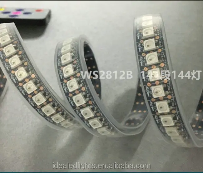 
Addressable waterproof 5V WS2812 144leds per meter LED flexible strip light 