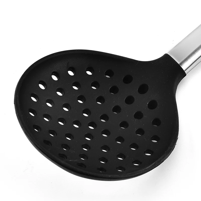 
Good Quality Eco-friendly Stocked Feature Amazon Hot-selling Silicone and stainless steel Kitchen utensil Set/8 