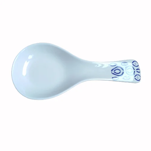 Promotional Kitchen accessory decal design Ceramic Spoon Rest