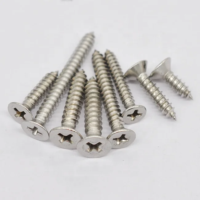 Phillips stainless steel countersunk flat head self tapping Screw drilling screw M3