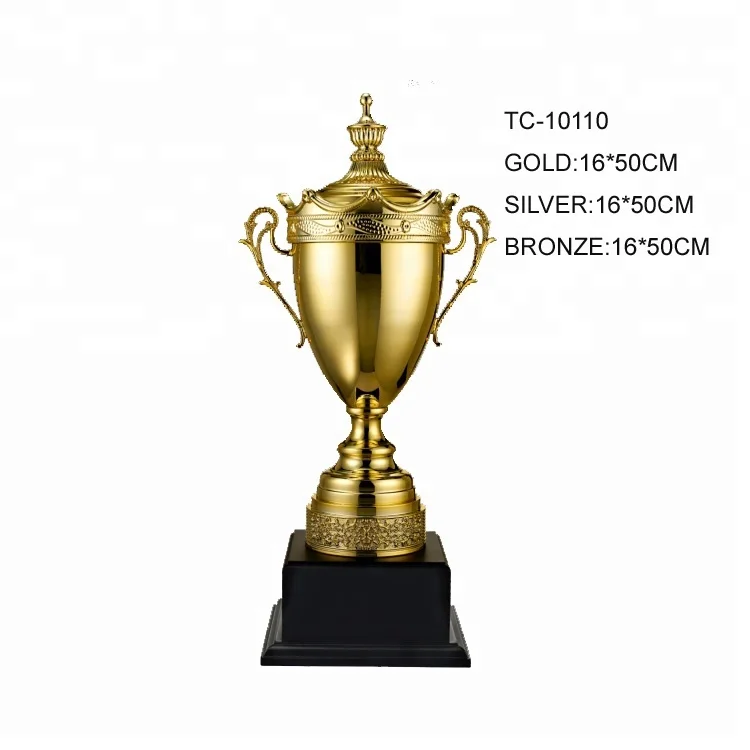 sports soccer cup award big  medals and trophies