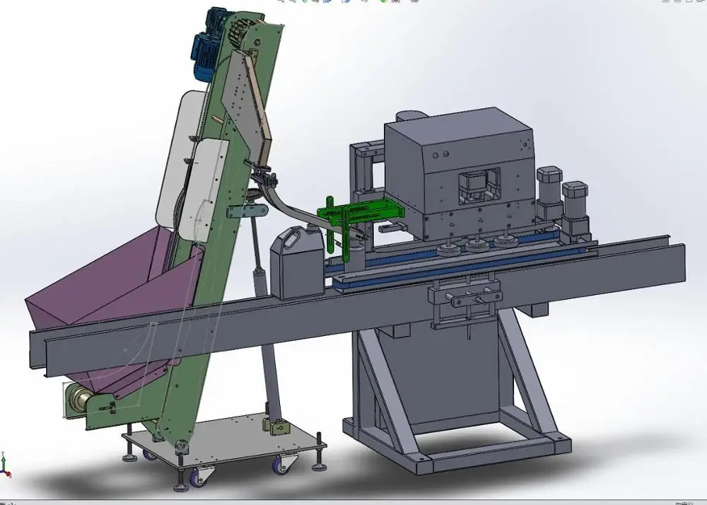 CM300 Automatic online straight capper for glass bottles plastic lid capping machine