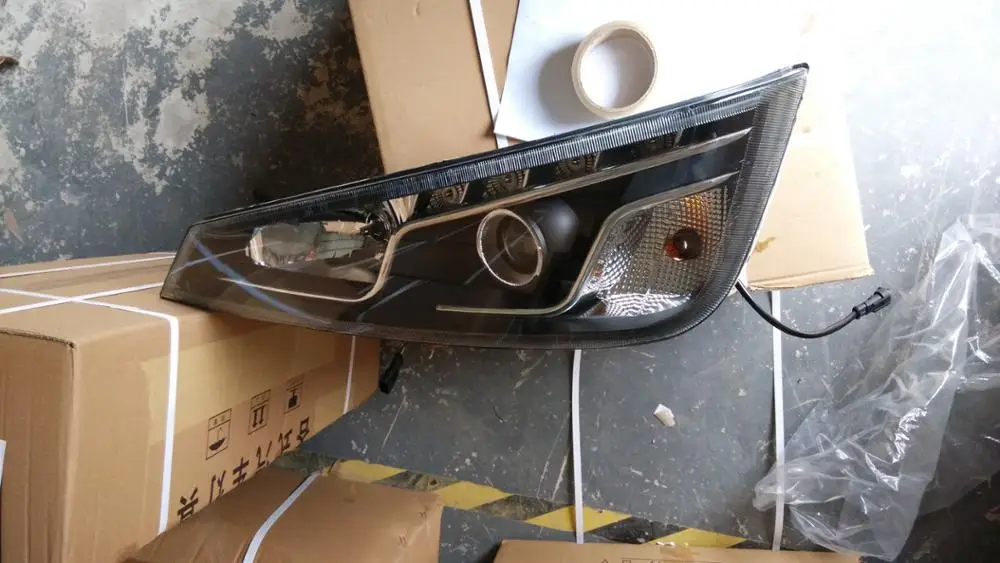 Coach body parts bus led auto headlight 605*305L HC-B-1427