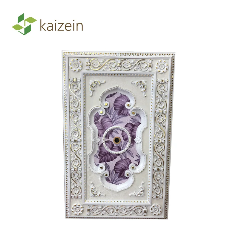 Construction Easy Insalled Polystyrene Artistic Ceiling Lamp Plate