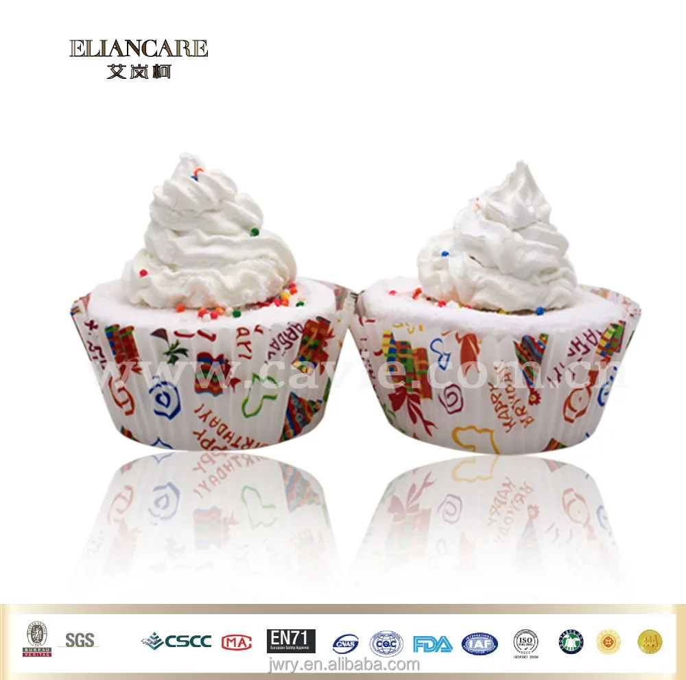 OEM cake cup shaped bath bomb fizzer bath salt
