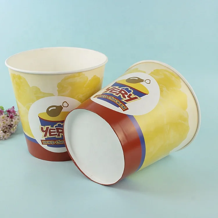 2018 new products paper fried chicken bucket pop cornon bucket