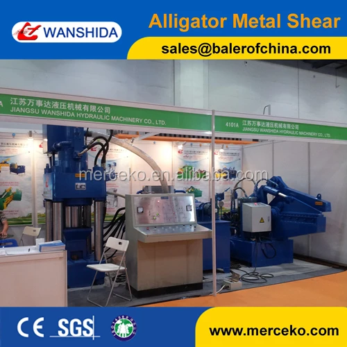 
Wanshida Top quality Q43-1600 Scrap Metal Cutting Machine Hydraulic Alligator Shears For Sale With China Cheap Price 
