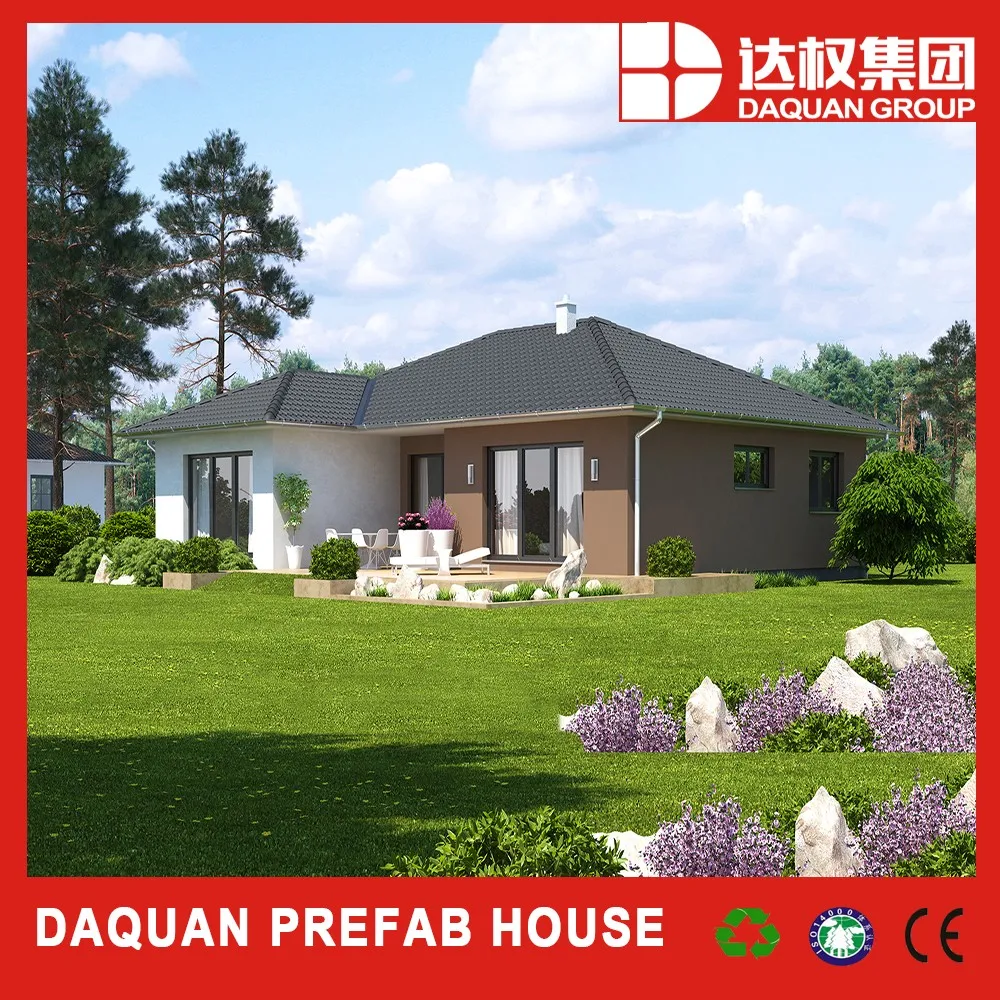 Economic project bamboo prefabricated house for building company