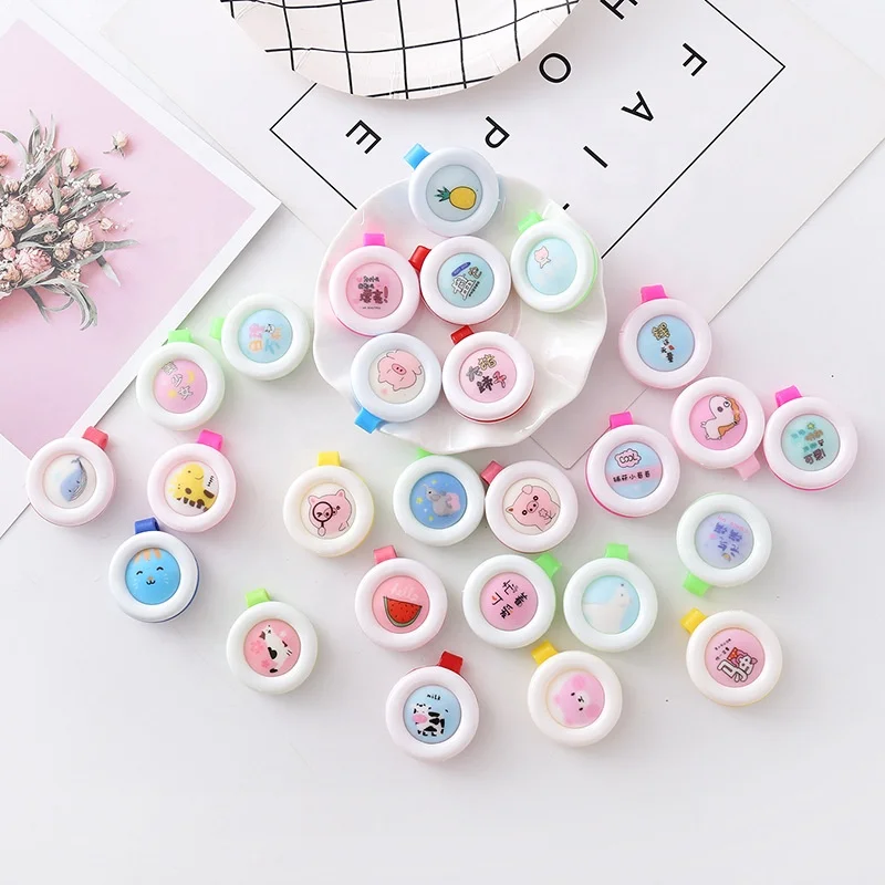 Wholesale cartoon solid mosquito repellent buckle child baby mosquito repeller for indoor outd pregnant mosquito repellent clip