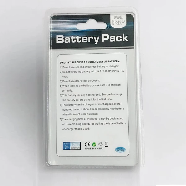 Hot Selling Battery Pack For Sony PSP-100 PSP-1110 PSP1000 PSP110 PSPS110 PSP2000 PSP2001 PSP3000 PSP3001 PSP3002 PSPS280