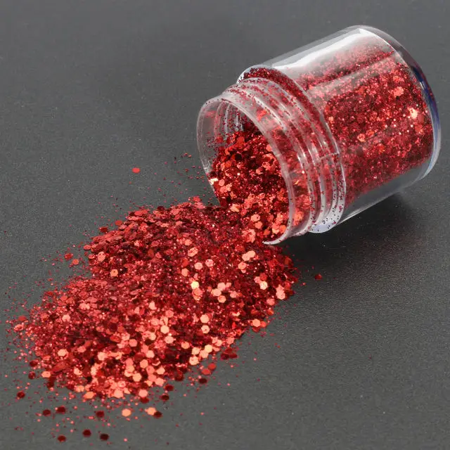 100grams Eco-friendly metallic glitter shaker bottle PET shaker epoxy resin Wholesale Bulk biodegradable glitter