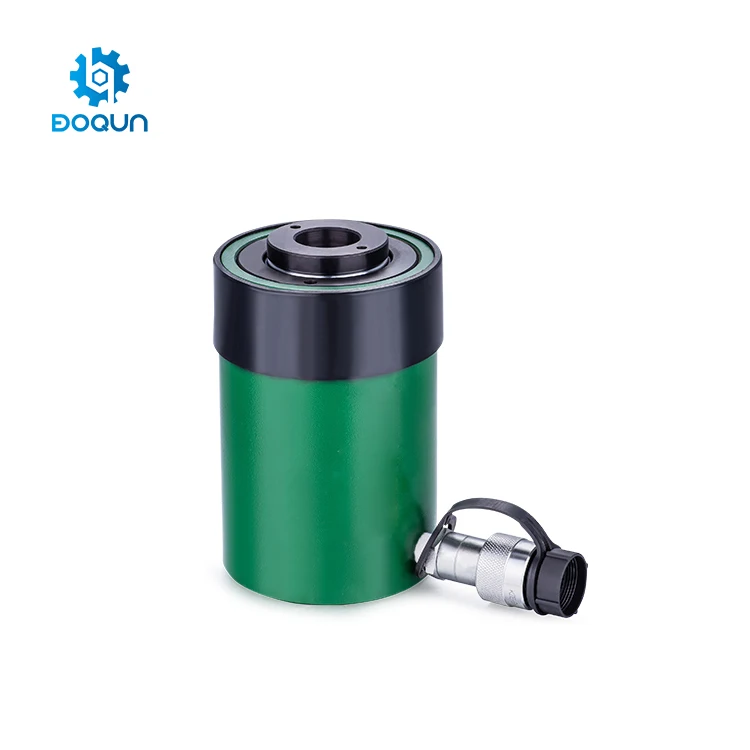 RCH1003 Custom Repair Tools Single Acting 100 Ton 300mm Stroke Industrial Plunger Type Hollow Hydraulic Cylinder for Lifting