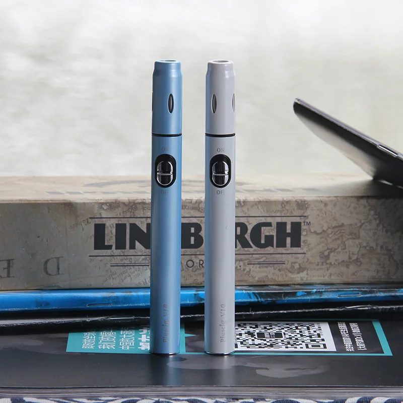 2021 Newest Heating E Cig  Pluscig V10 with Single-button Operation and Steady-going Quality Support OEM/ODM