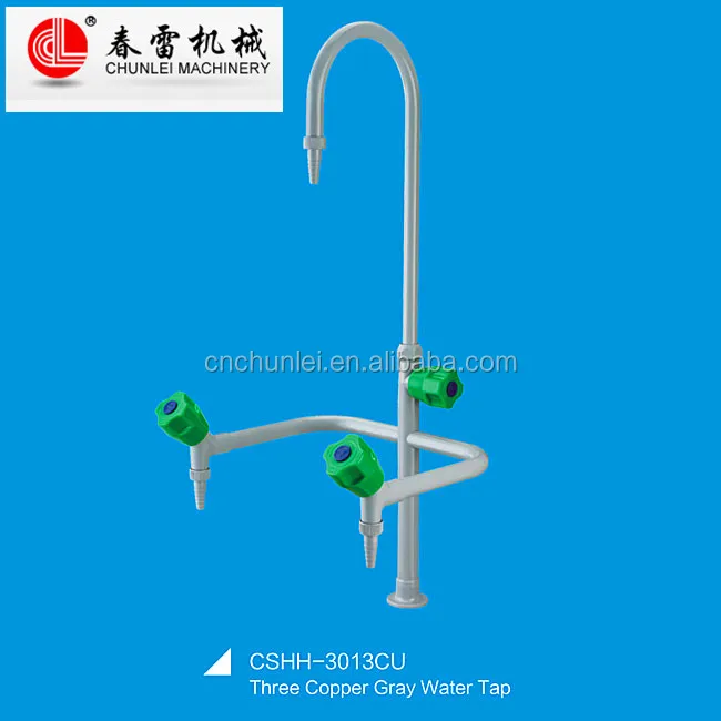 Three copper gray water tap