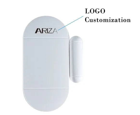 Vabiration Window Security Alarm White 130db Outdoor Remote Control Wireless Beep Sopund System Home Safety