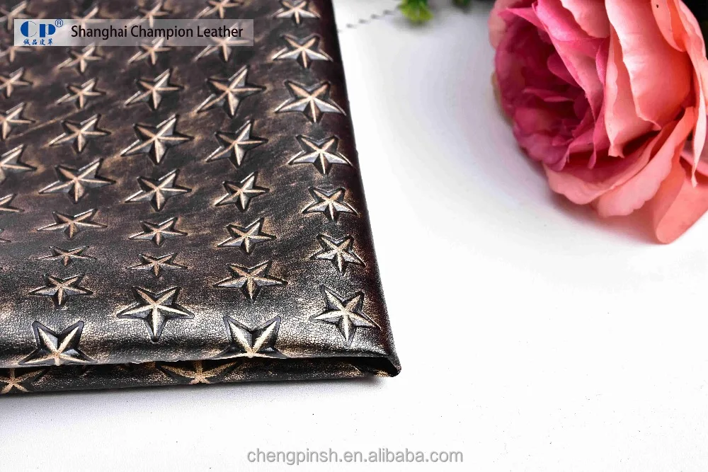 
Knitted Back Pvc Embossed Floral Surface Pu Artificial Synthetic Pu Pvc Leather 3D Emboss Fabric 
