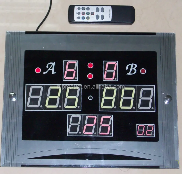 Hot selling Electronic Digital billiard snooker Scoreboard with remote control