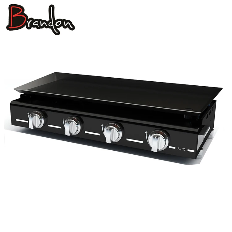 Kitchen Appliance 4-Burner Gas Plancha