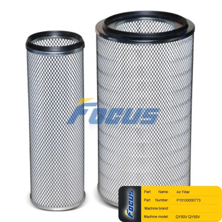 ZOOMLION Truck Crane Spare Parts QY50V QY50V532 QY55V Air Filter  P10100000773