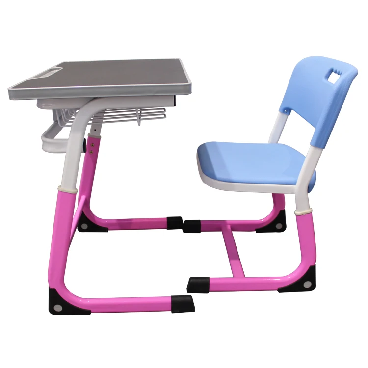 Durable and highly adjustable school desks and chairs school furniture