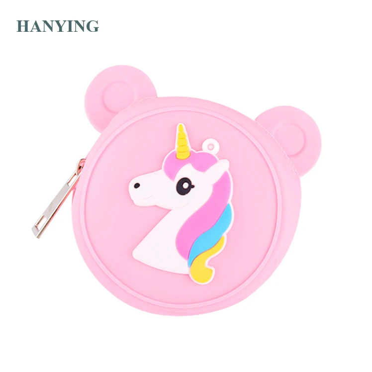 
Cartoon Animal Purse Custom Silicone Coin Purse Zip Coin Purse 