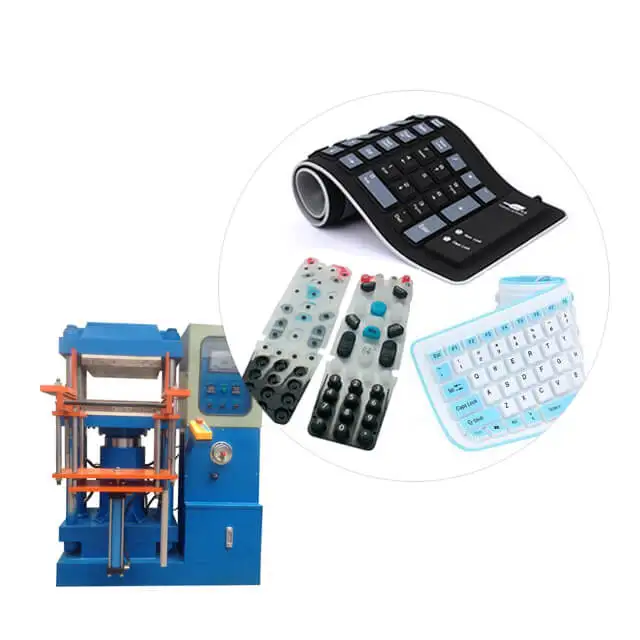 pvc soft Silicone remote control rubber Keyboard Making Machine