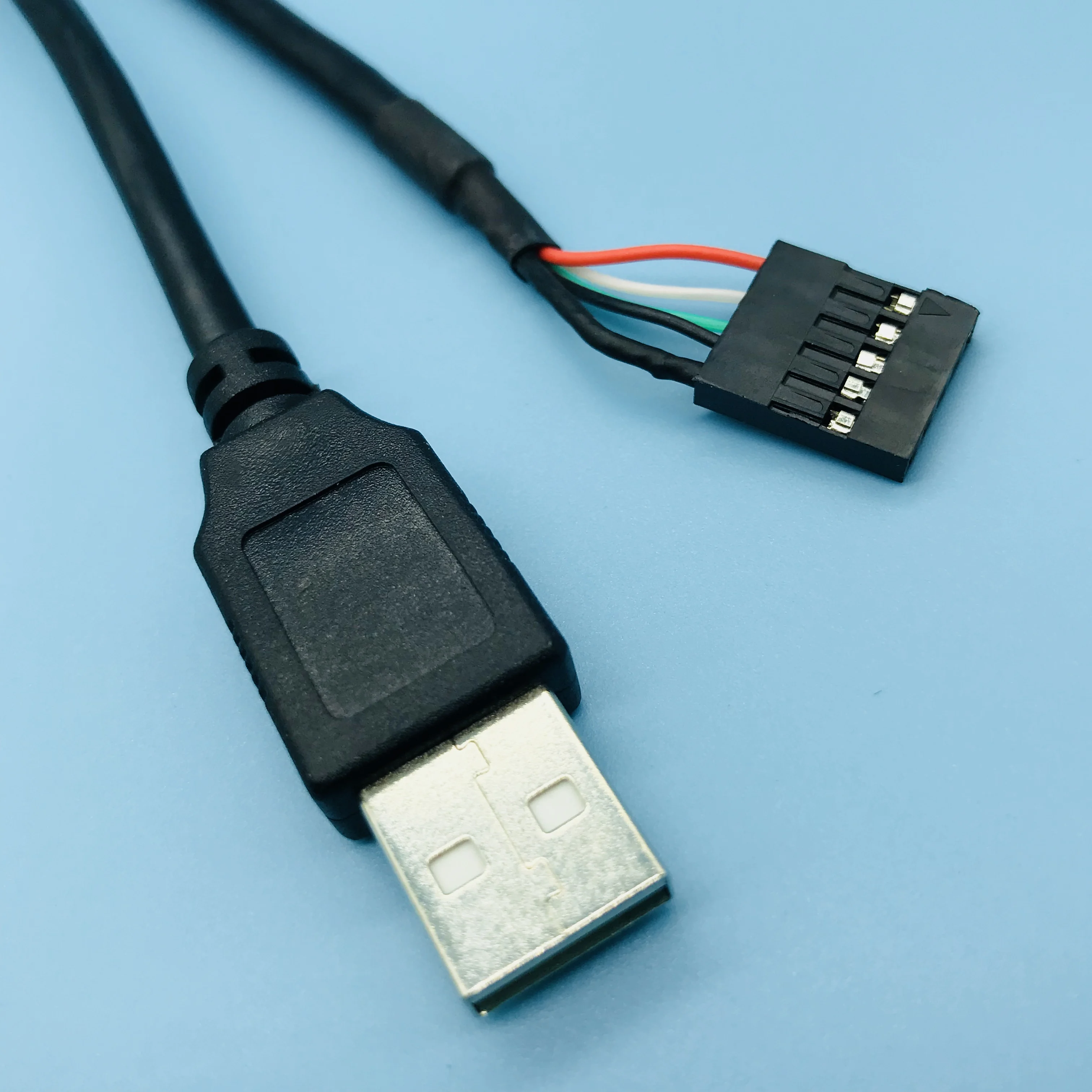 usb2.0 male cable to dupont 4-pin 5pin 2.0mm 2.54mm connector