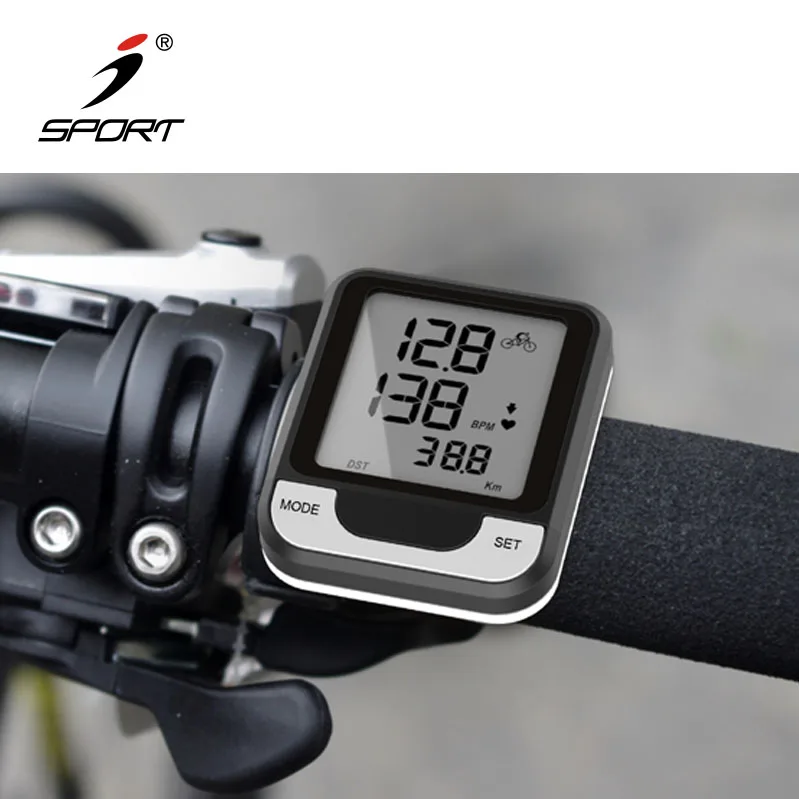 Bicycle Accessories Wireless Bike Computer Tractor Speedometer with Heart Rate Alarm Belt