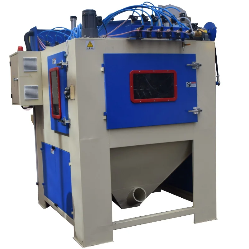 Автоматическая промышленная машина для пескоструйной обработки с алюминиевым ободком