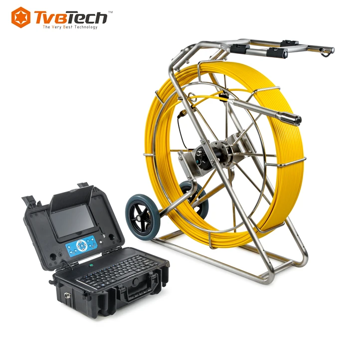 Industrial Endoscope 23mm Camera Video Pipeline Plumbing Inspection Pipe Borescope With 512Hz Sonde