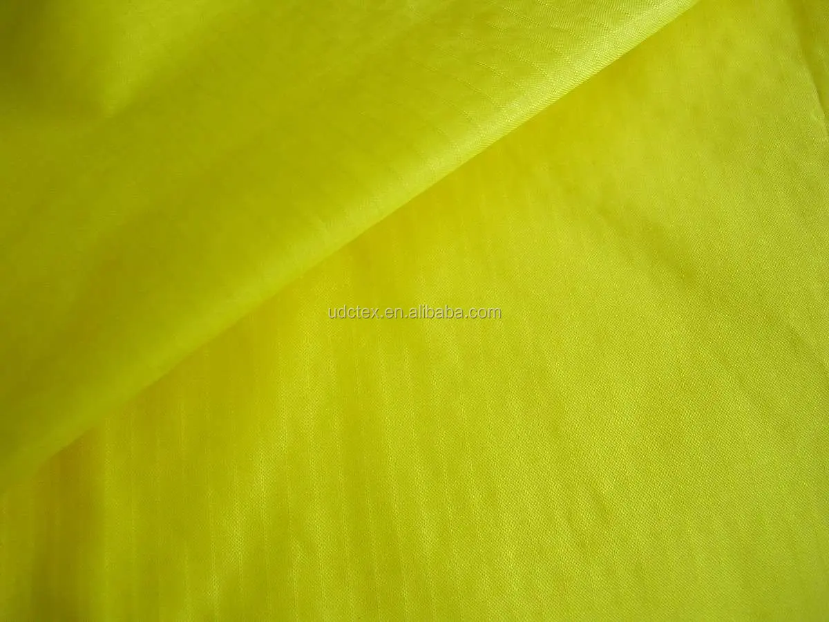 Waterproof silicone coated 40D ripstop nylon tent fabric