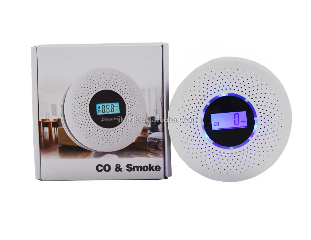 new arrival battery operated smoke and carbon monoxide alarm combined 2 in 1