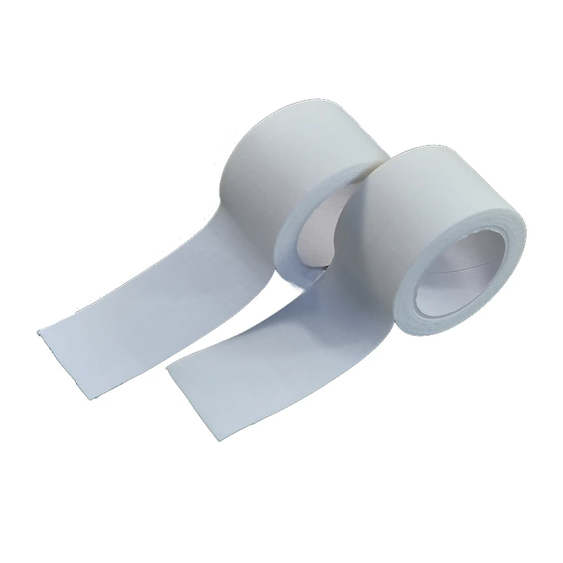 White color waterproof cotton fabric medical tape for wound care