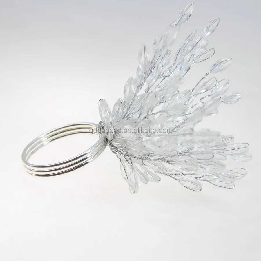 Кольцо для салфеток с хрустальными бусинами и цветами для свадебного украшения, держатель для салфеток с цветком,