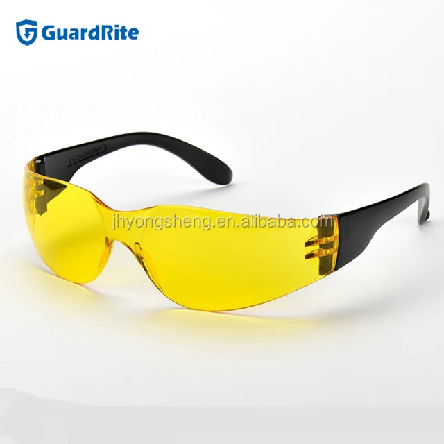 GuardRite brand CE EN166 Anti-Scratch,Anti-UV industrial protective working safety goggle