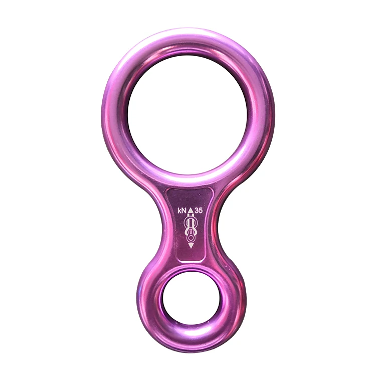 35kN climbing mountaineering rescue figure 8 descender with rappelling gear belay device