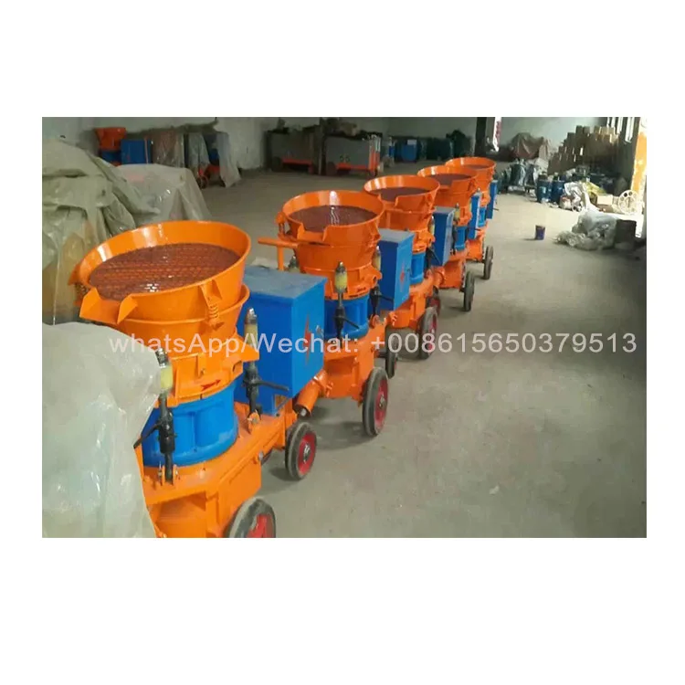
Mine type 5m/hour wet shotcrete machine in stock export to USA 