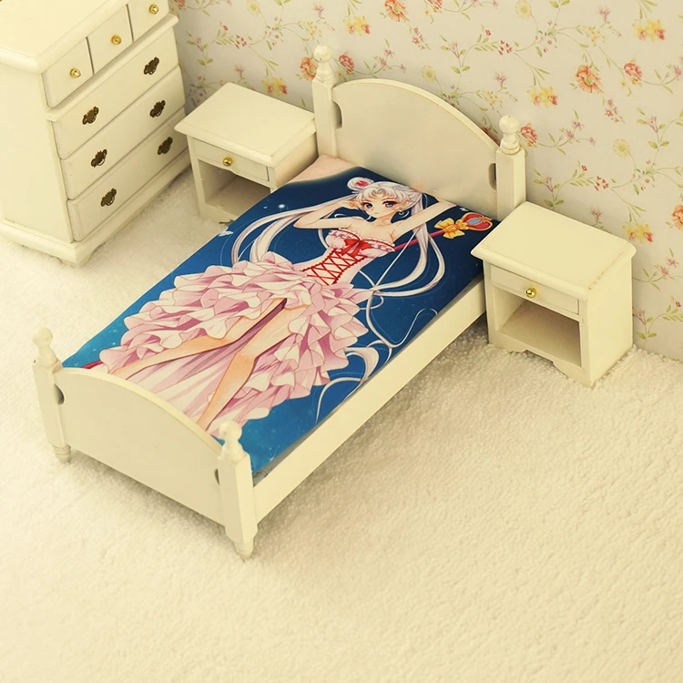factory fashion fabric sheets sheet bed video games anime custom bed sheet Sailor Moon Tsukino Usagi