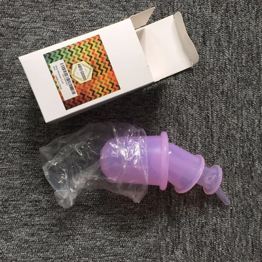 Wholesale Cupping Set Portable Silicone Cupping Cups Cupping Custom Logo Black Transparent Mini Body Therapy Silicone Face