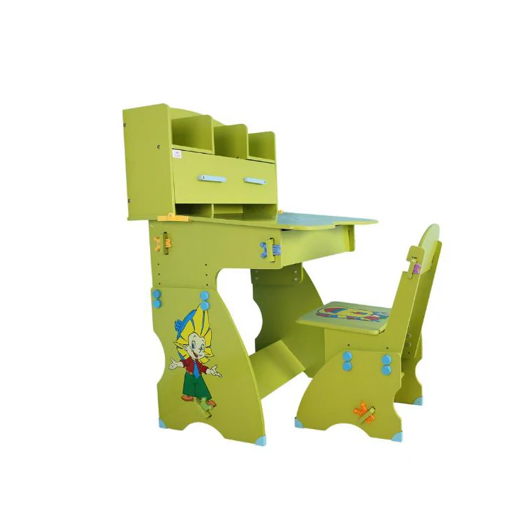 
School Study Wooden Kids Children Desk And Chair Sets 